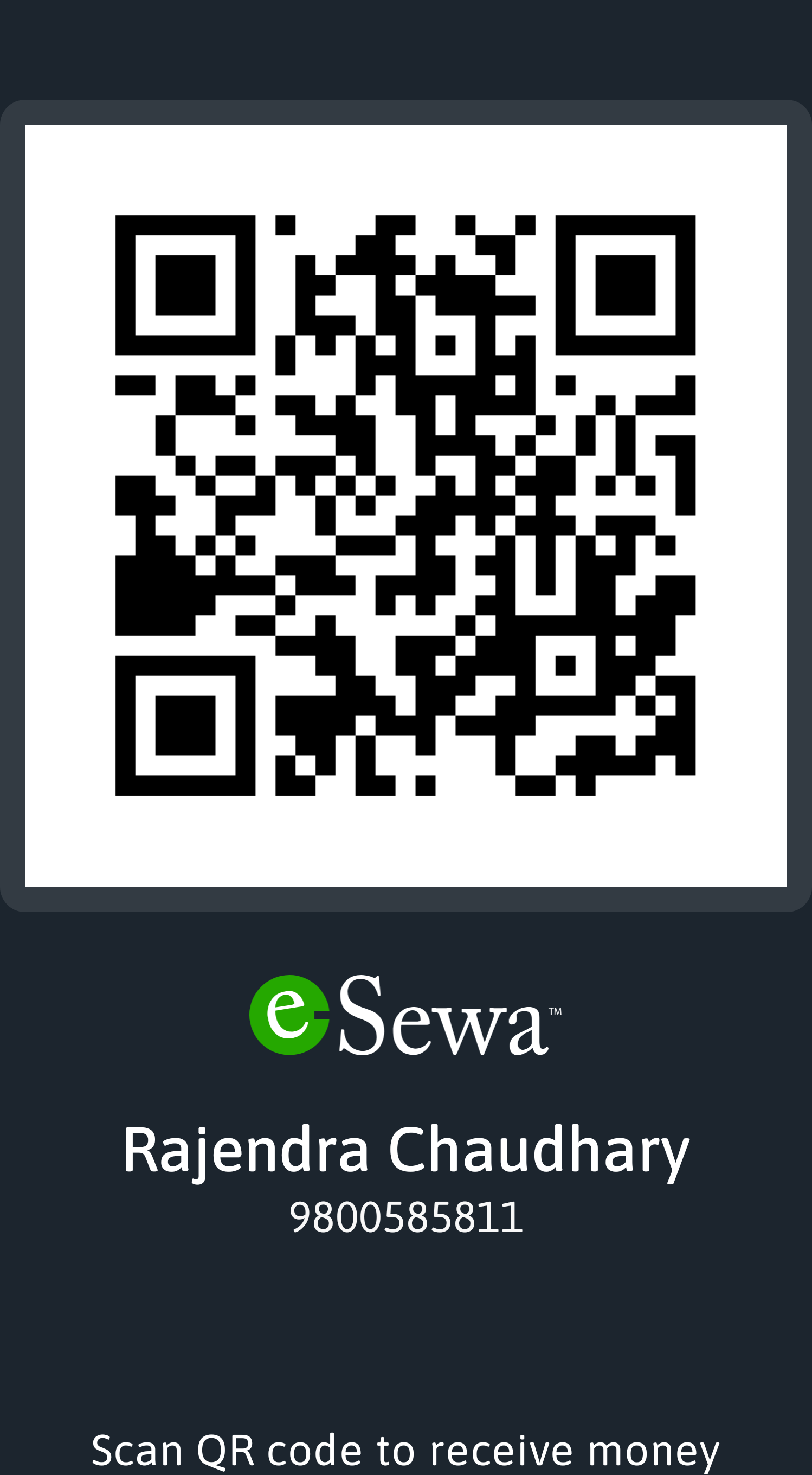 eSewa QR Code